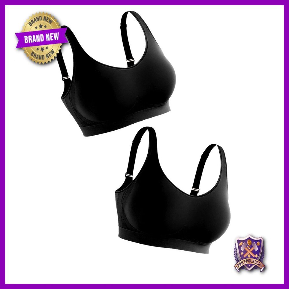 Wireless Support Bra Seamless Design Adjustable S… - image 1